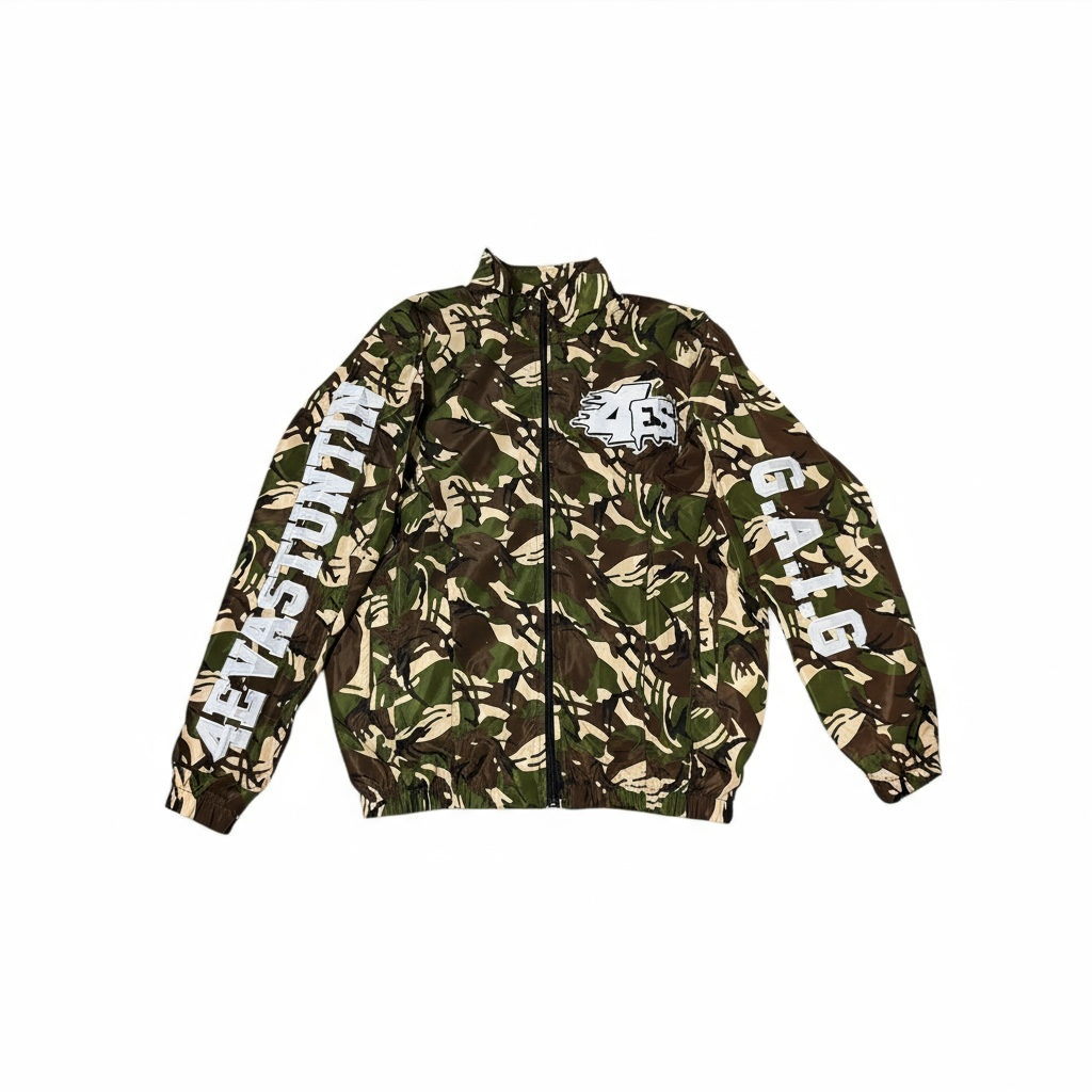 Camo Windbreaker