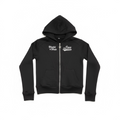 Girls Cropped Black Global Stunt Hoodie