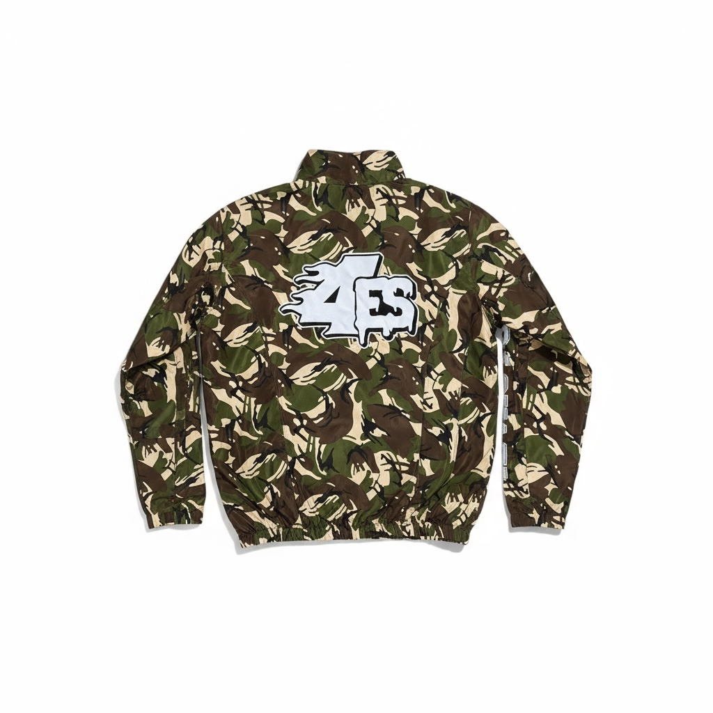 Camo Windbreaker