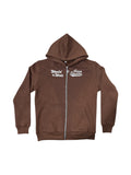 Brown/White Global Stunt Hoodie